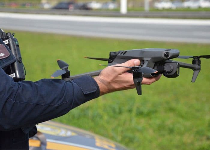 PRF faz Fiscalização por Drone